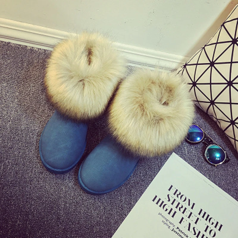 Новые зимние сапоги Женская обувь Женские теплые Tenis Bota Классические Zapatos Mujer