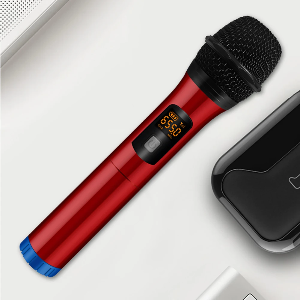 H18L ABS краски Универсальный Bluetooth беспроводной микрофон сценический семейный Караоке Пение открытый аудио один для двух микрофона UHF