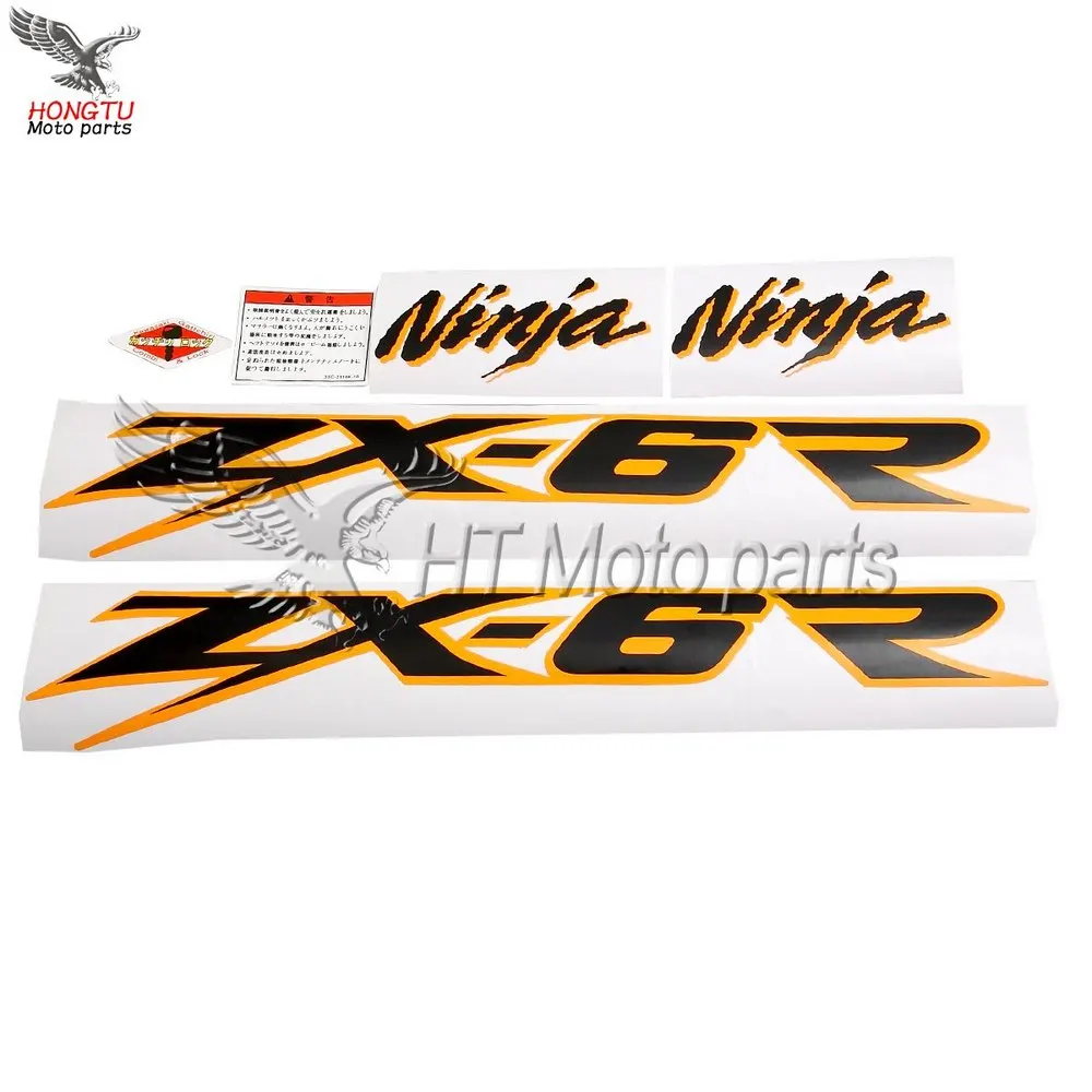 Наклейки на мотоцикл наклейка для Kawasaki Ninja ZX6R ZX-6R 636 (можно изменить цвет) |