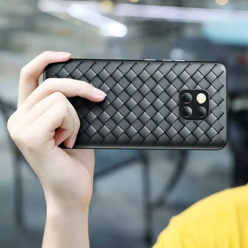Luxury Grid Case For Huawei Mate20 mate10 Pro Lite Honor 9 10 honor Play 8X Ultra Thin Silicon Phone Cases |