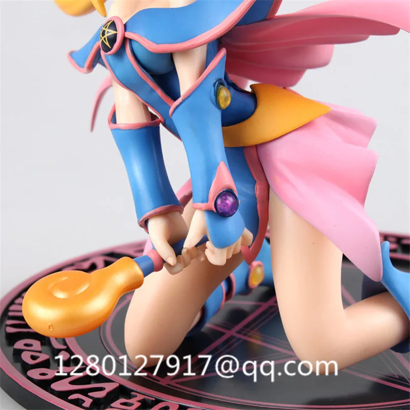 Экшн-фигурка из ПВХ Yu-Gi-Oh Dark Magician компьютерная игрушка кавайная девочка кукла 18 см