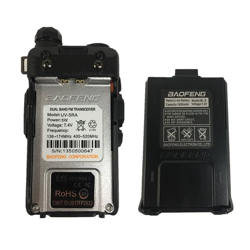 Портативная рация BAOFENG 10 км UV5R CB Любительский радиоприемник UHF/VHF 136 174/400 520 МГц HF