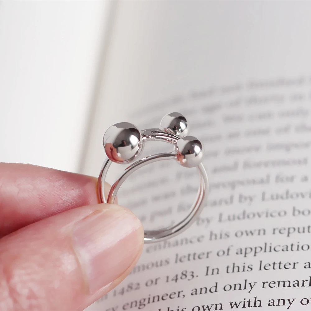 Повседневное ювелирное изделие с серебряными бусинами диаметром 6 и 8 мм