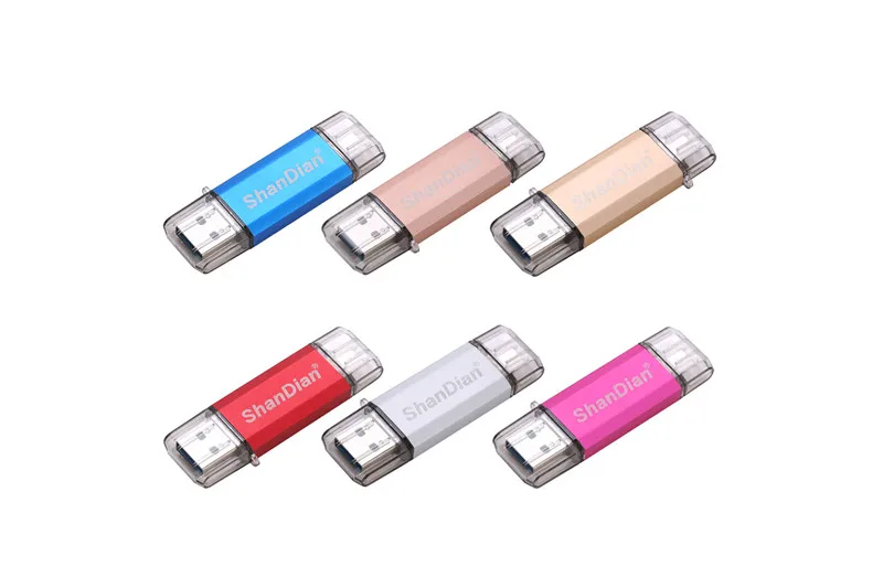SHANDIAN USB 3,0 type-C 3,1 usb флеш-накопитель 3,0 Металлический пользовательский флеш-накопитель 64 ГБ 32 ГБ карта памяти 16 ГБ 8 ГБ флеш-накопитель память подарок