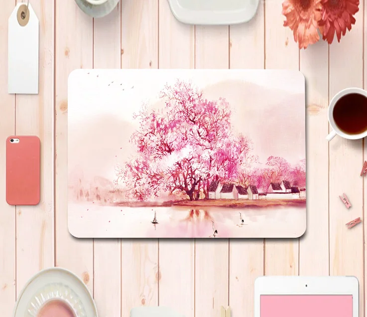 Корпус для планшета цветная картина маслом чехол ноутбука крышка нового Macbook 13 Air