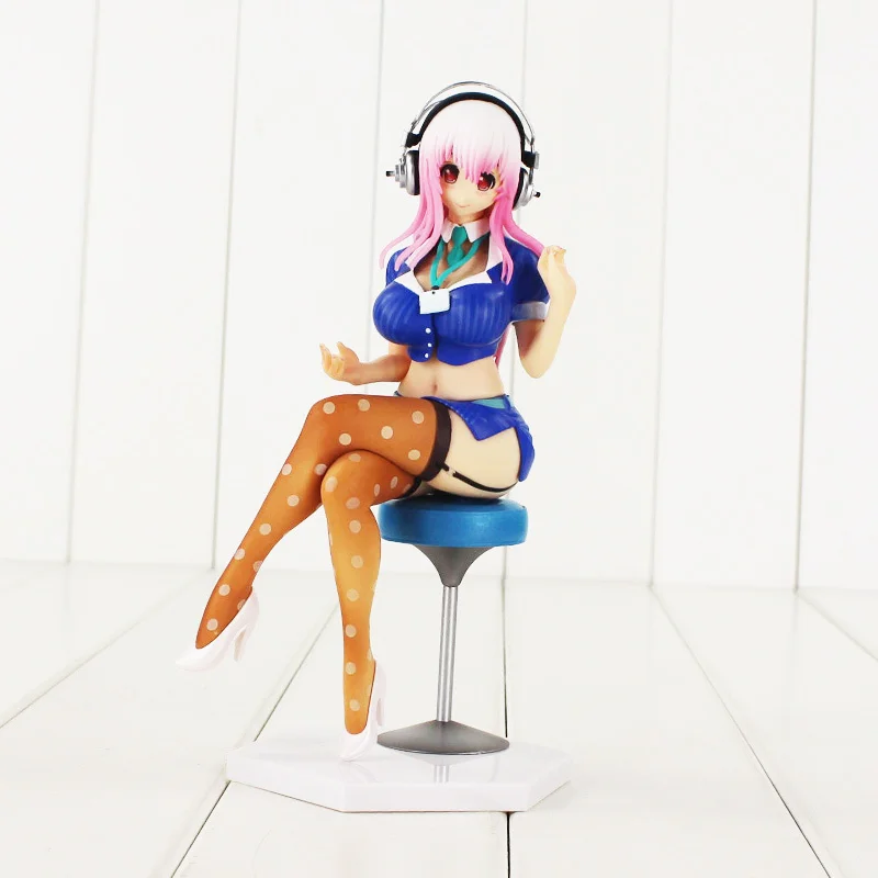 20 см аниме Sonico Figura Giocattolo Сексуальная Супер lɺscolto di Musica Modello Bambola № 002 per la raccolta |