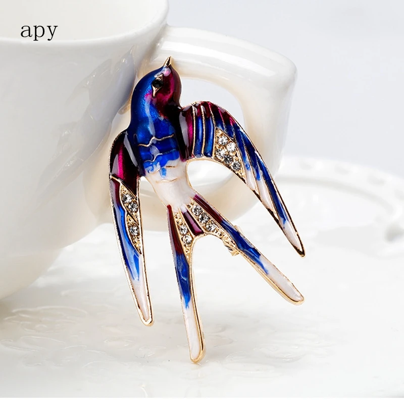 Классические эмалированные металлические булавки для шарфа из сплава