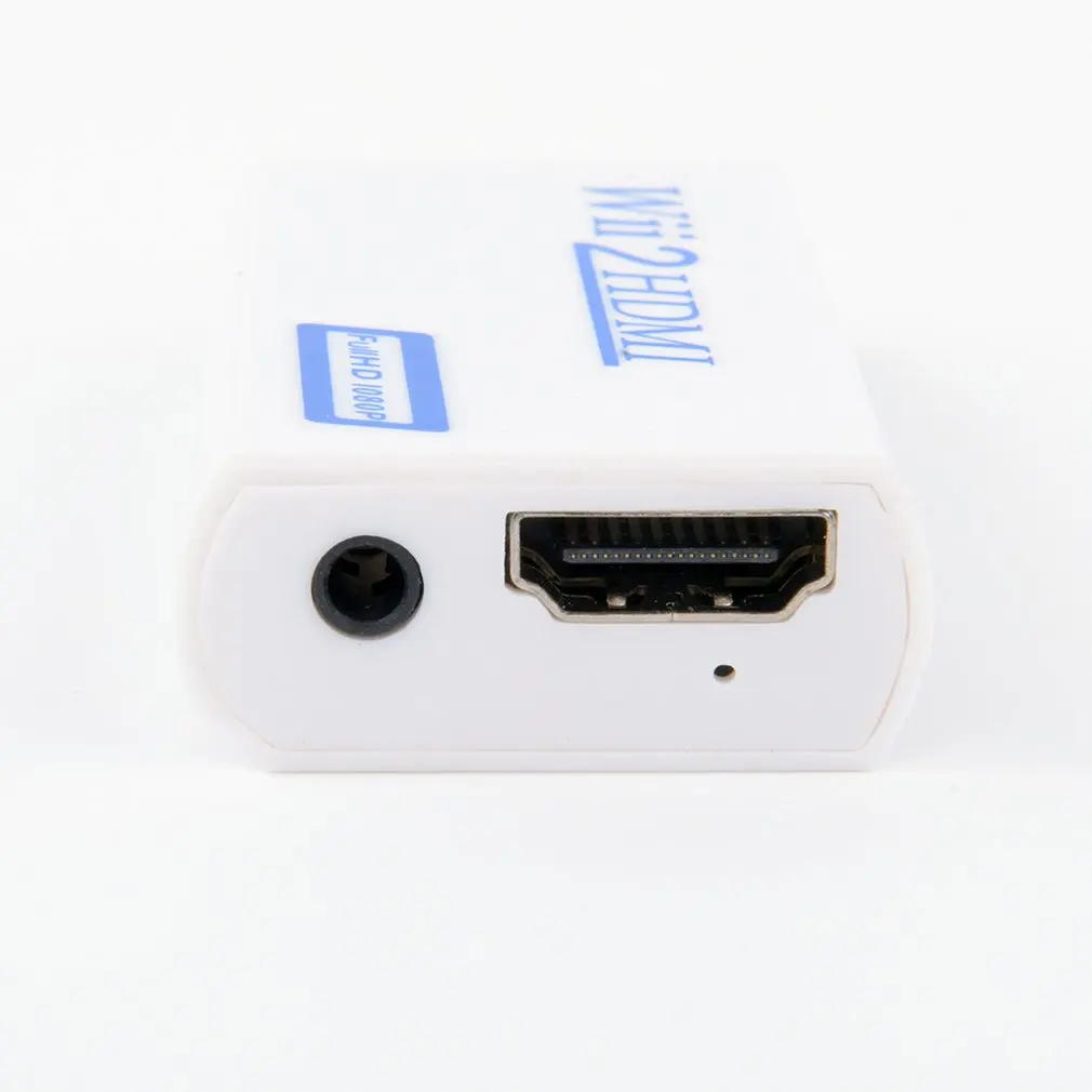 Для wii в HDMI конвертер Поддержка FullHD 720P 1080P 3,5 мм аудио wii 2HDMI адаптер для HDTV wii конвертер Горячая дешево