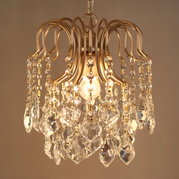 Примитивная люстра для спальни белая черная Золотая подвесная светодиодная