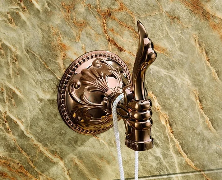 Бесплатная доставка розовое золото отделка Современные цветы дизайн халат