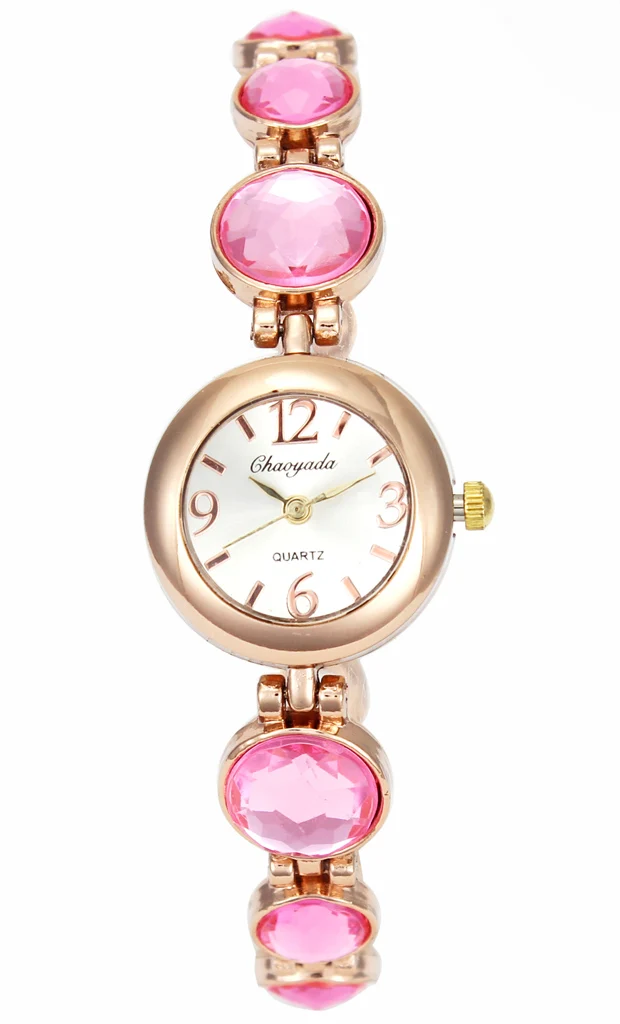 Large Crystal Bracelet Necklace Watch Women Ladies Gift Fashion Female Stainless Steel Chain Woman Wrist Watches New | Наручные часы