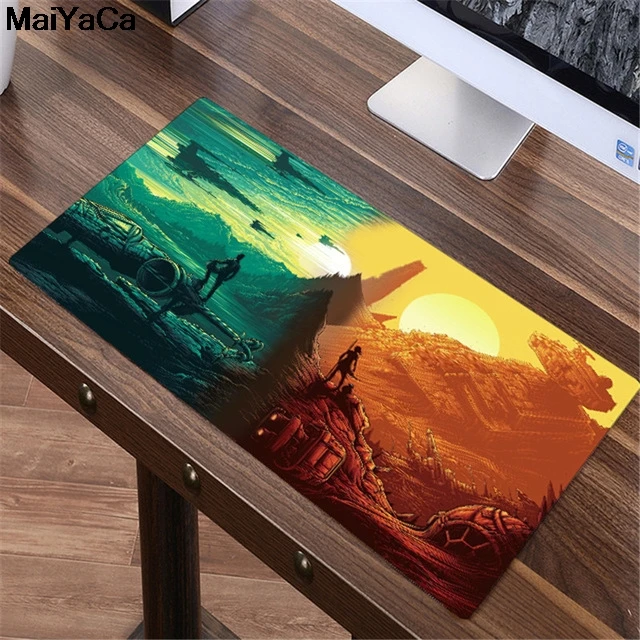 MaiYaCa 80x40 см большой коврик для мыши самостоятельного изготовления космический