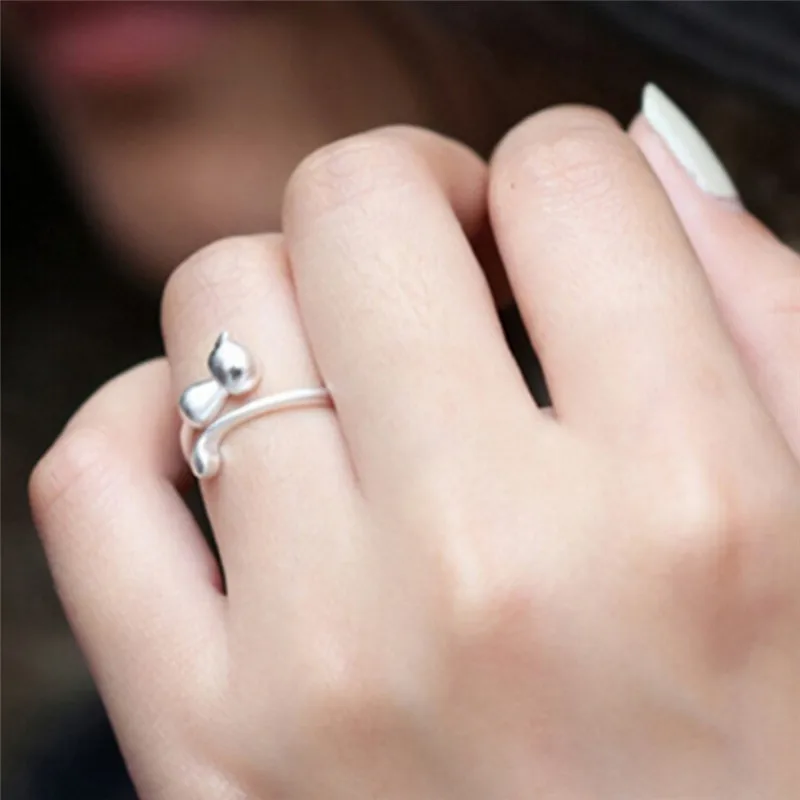 Новая мода 1 шт посеребренные колечки для женщин и мужчин ювелирные изделия