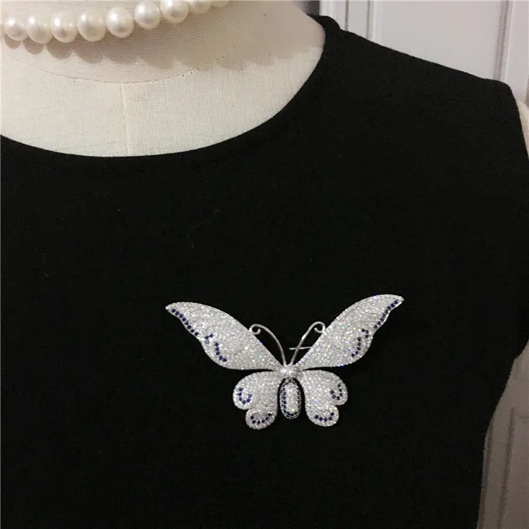 Hand knotted 7-8mm nearly round natural white freshwater pearl necklace long sweater chain butterfly accessories fashion jewelry | Украшения