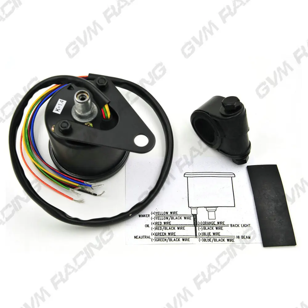 60 мм механический одометр спидометр + 4 Дополнительные характеристики белый