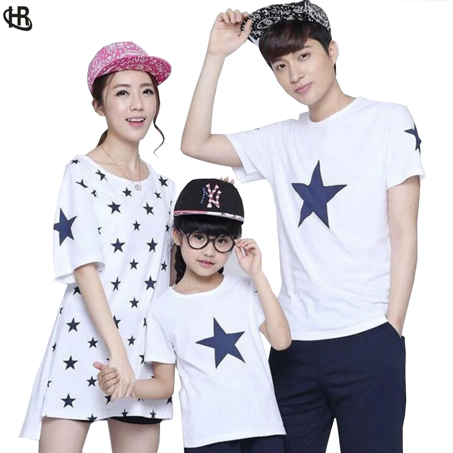 H &amp R 2018 Новая модная семейная одежда хлопковая футболка для мамы папы и ребенка