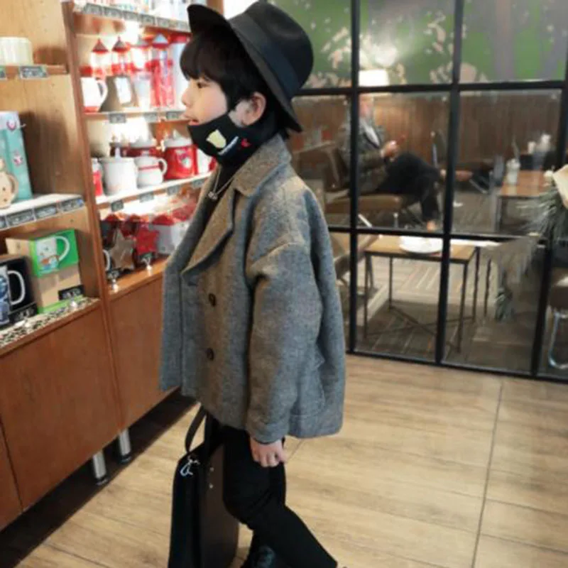 Детская одежда куртка 2019 г. новый стиль Осень зима модное свободное Стеганое