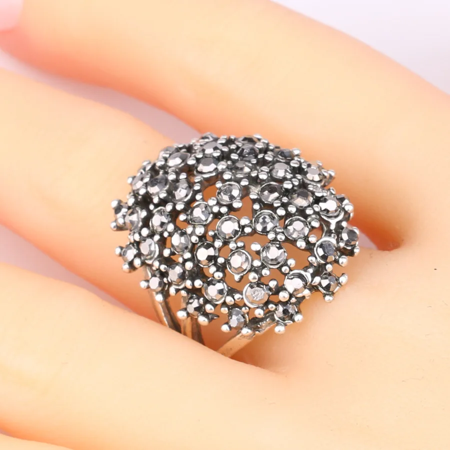 Ювелирных изделий Обручальные кольца bague argent S925 femme кольца винтажные кольца jz233 панк anel bagues tendances anello