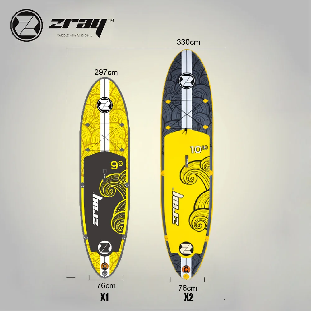Новый дизайн Zray X1 X2 надувной sup подставка весло доска для серфинга|Серфинг| |