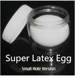 Супер латексное яйцо с маленькими отверстиями из шелка в резина сценические