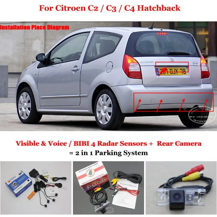Датчики для автомобиля Citroen C2/C3/C4 датчик заднего вида Автомобильная сигнализация