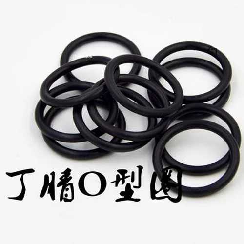 Черное кольцо круглого сечения из NBR масляное и износостойкое внутренний диаметр
