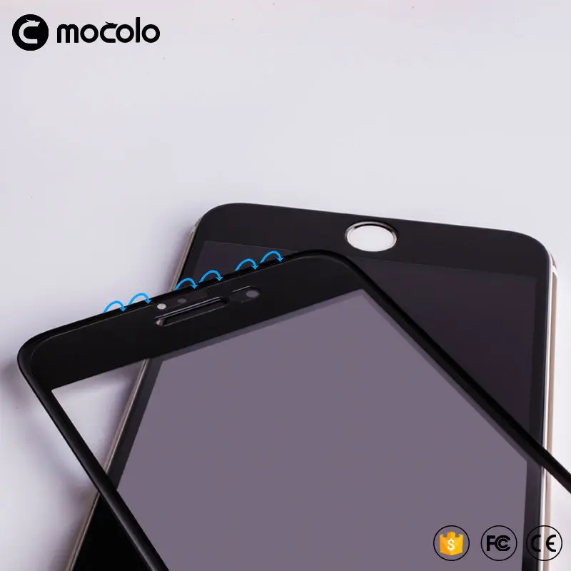 Mocolo 3D изогнутое премиум стекло для iPhone 7 полное покрытие Защита экрана для iPhone 8 Закаленное стекло пленка для iPhone X для 6 6 S