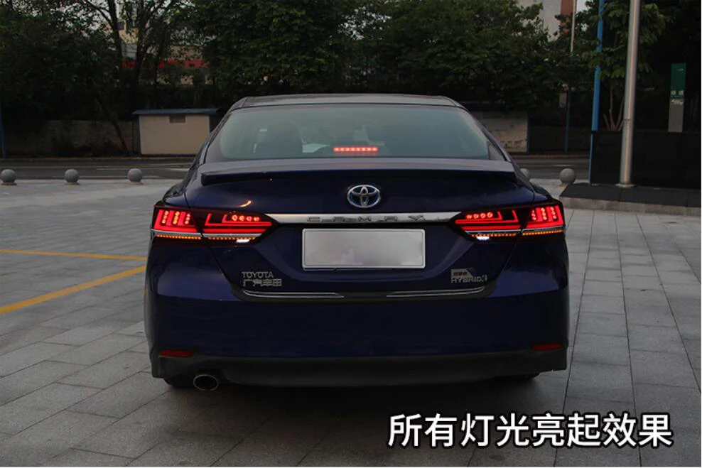 Динамический движущийся,~ Camry задний фонарь, светодиодный, Camry задние лампы, автомобильные аксессуары, Camry противотуманная фара; Corolla, фара Camry