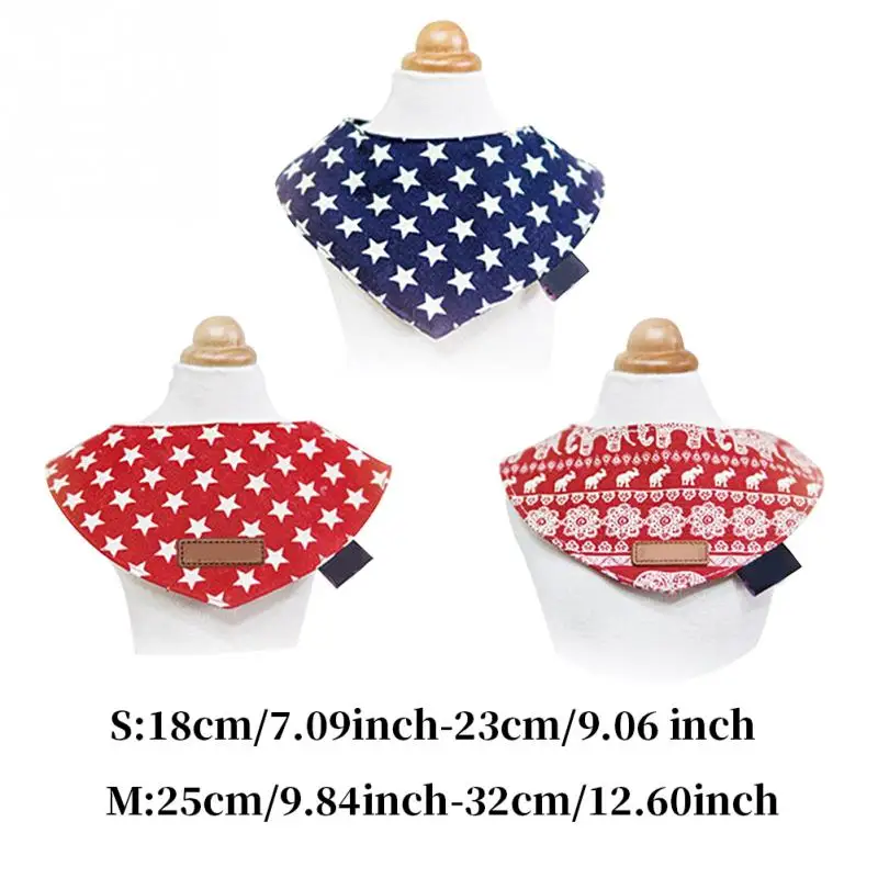 Ошейники Регулируемый собака кошка ошейники для щенков Шарф Пейсли шейный