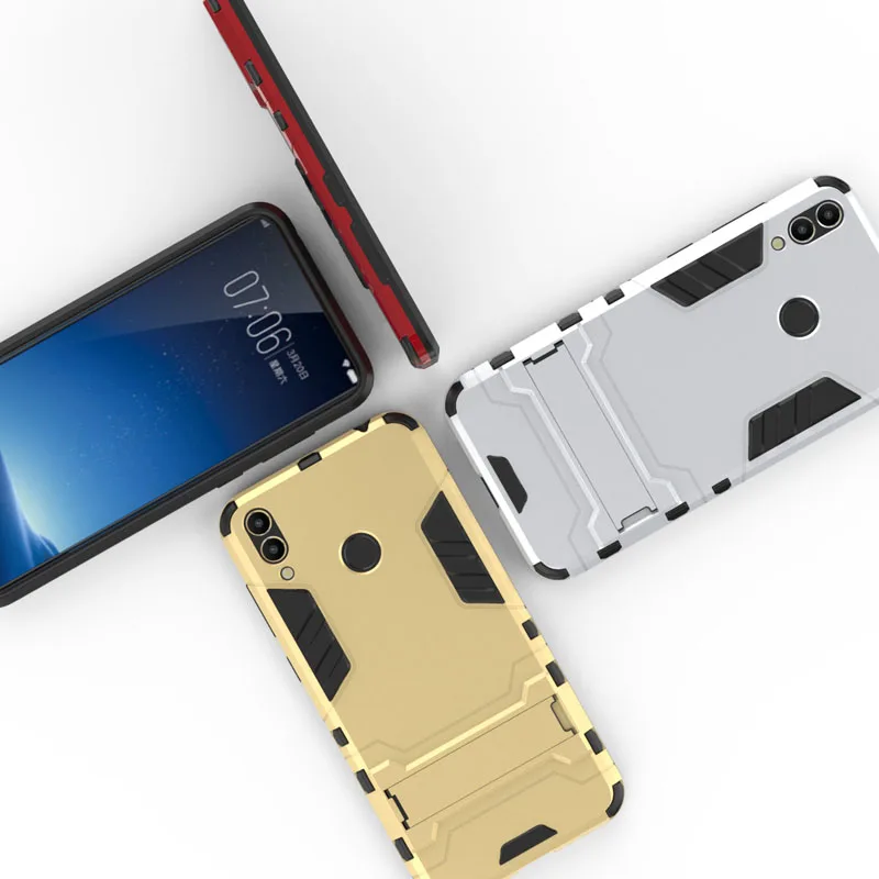 Чехол ZZCAJA для Huawei Honor 8C роскошные двухслойные противоударные супер тонкие чехлы