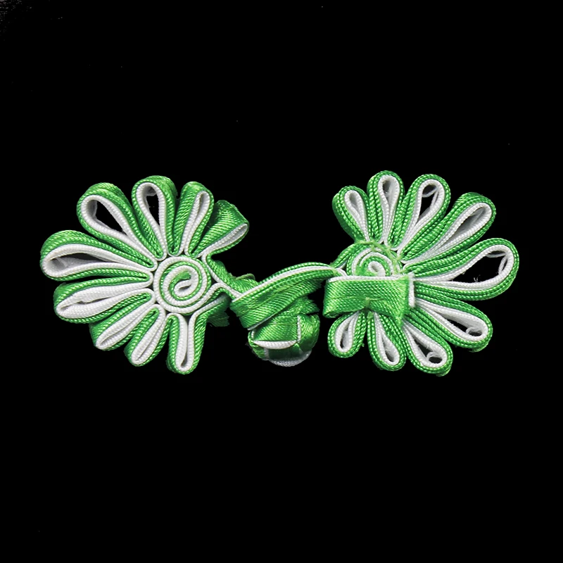 100 набор плетеных китайских застежек в виде лягушки застежка с узлом пришивная