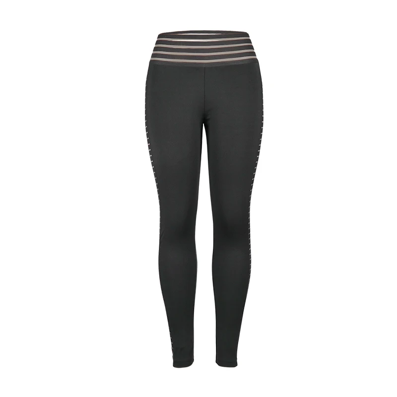 Yoga pants Leggings Модные женские спортивные леггинсы из сетчатой ткани одежда для спорта и отдыха, Детские рейтузы Высокая Талия спортивные штаны для тренажерного зала тонкая спортивная одежда Беговая одежда - Цвет: Yoga pants Leggings