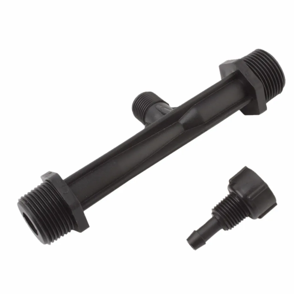 Черное устройство для капельного орошения G3/4 дюйма инжектор удобрений Вентури