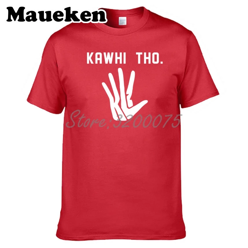 Мужская футболка с круглым вырезом Kawhi Leonard KAWHI THO 2 MVP KL2 Los Angeles W17072806|t shirt men|t shirtshirt men