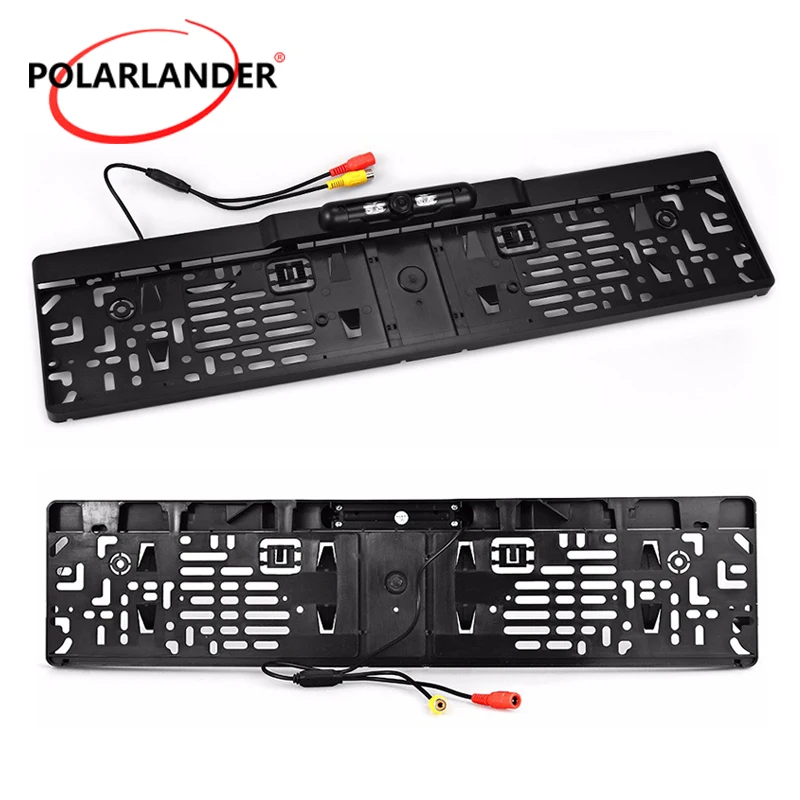 Waterproof 4 LED Night Vision Vehicle Rearview Camera European Car Licence Plate Rear View 170 Degree Viewing Angle | Автомобили и