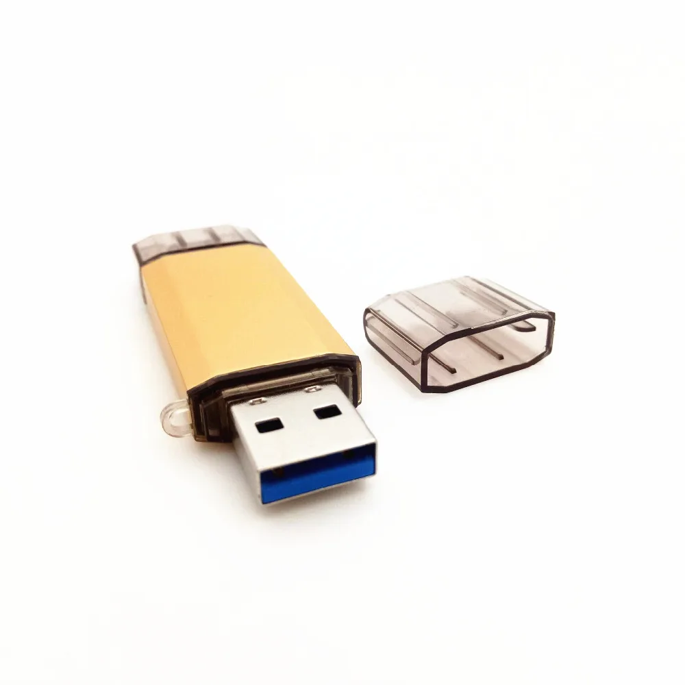 exuanck OTG USB 3.0 / 3.1Type-C Pen drive Flash Drive High Speed Custom Stick 16GB 32GB Metal for Smart Phone | Компьютеры и офис