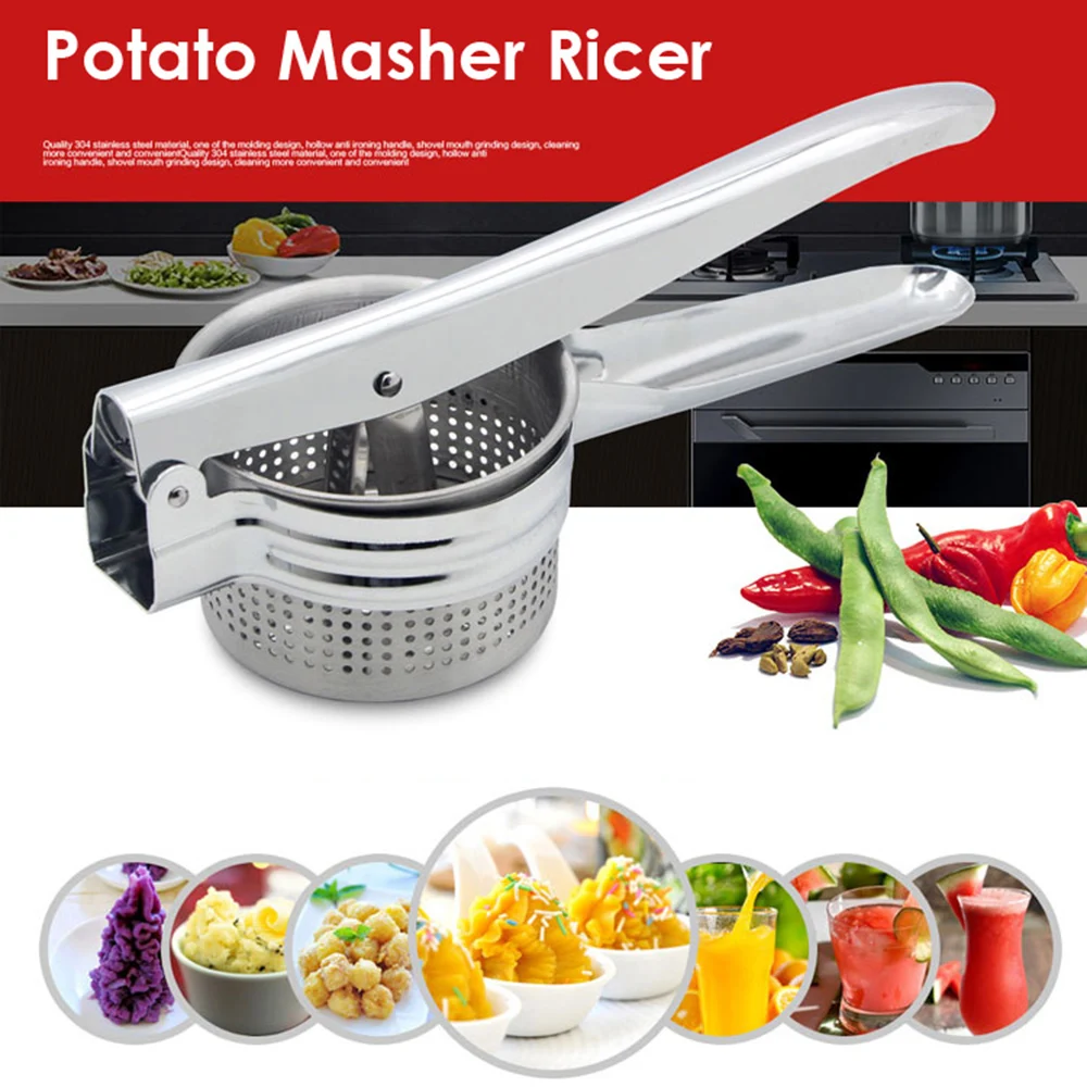 KeyBox Нержавеющая сталь картофель Ricer Картофелемялка фрукты овощи Пресс