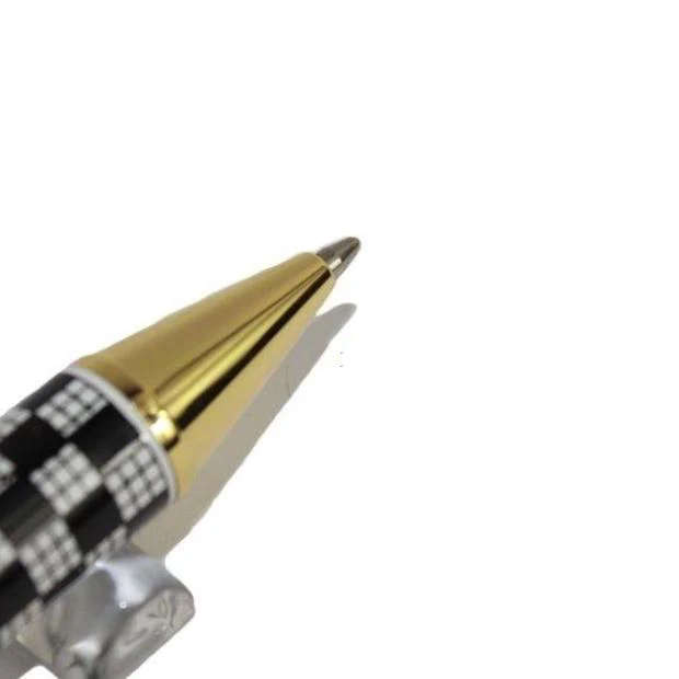 Jinhao 500 высококачественная металлическая шариковая ручка Роскошный Золотой зажим роллербол ручка с 0,7 мм черные чернила Заправка