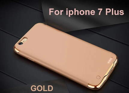 i7p Gold Чехол для внешнего зарядного устройства для iPhone 7, 2500 мА/ч и 3500 мА/ч, внешний аккумулятор, чехол для iPhone 7 plus, чехол для резервного зарядного устройства - Цвет: i7p Gold