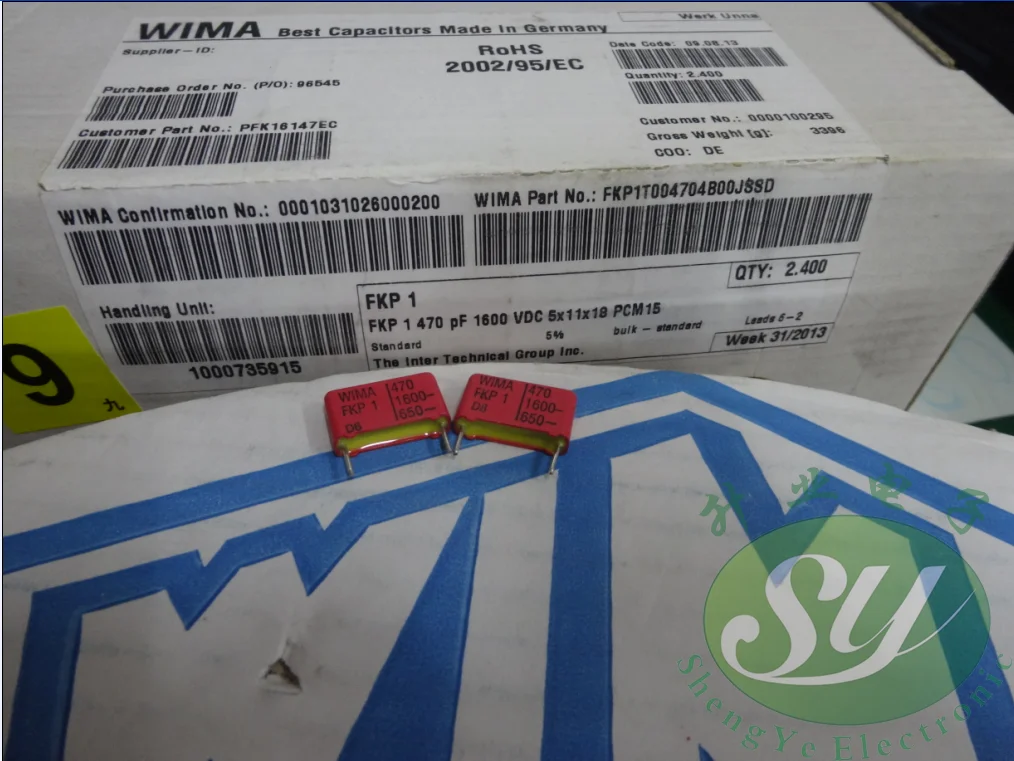 2020 горячая распродажа 10 шт./20 шт. WIMA FKP1 0 00047 мкФ/1600V 0.47nf 470pf 471 Новый FKP1T004704B00 аудио