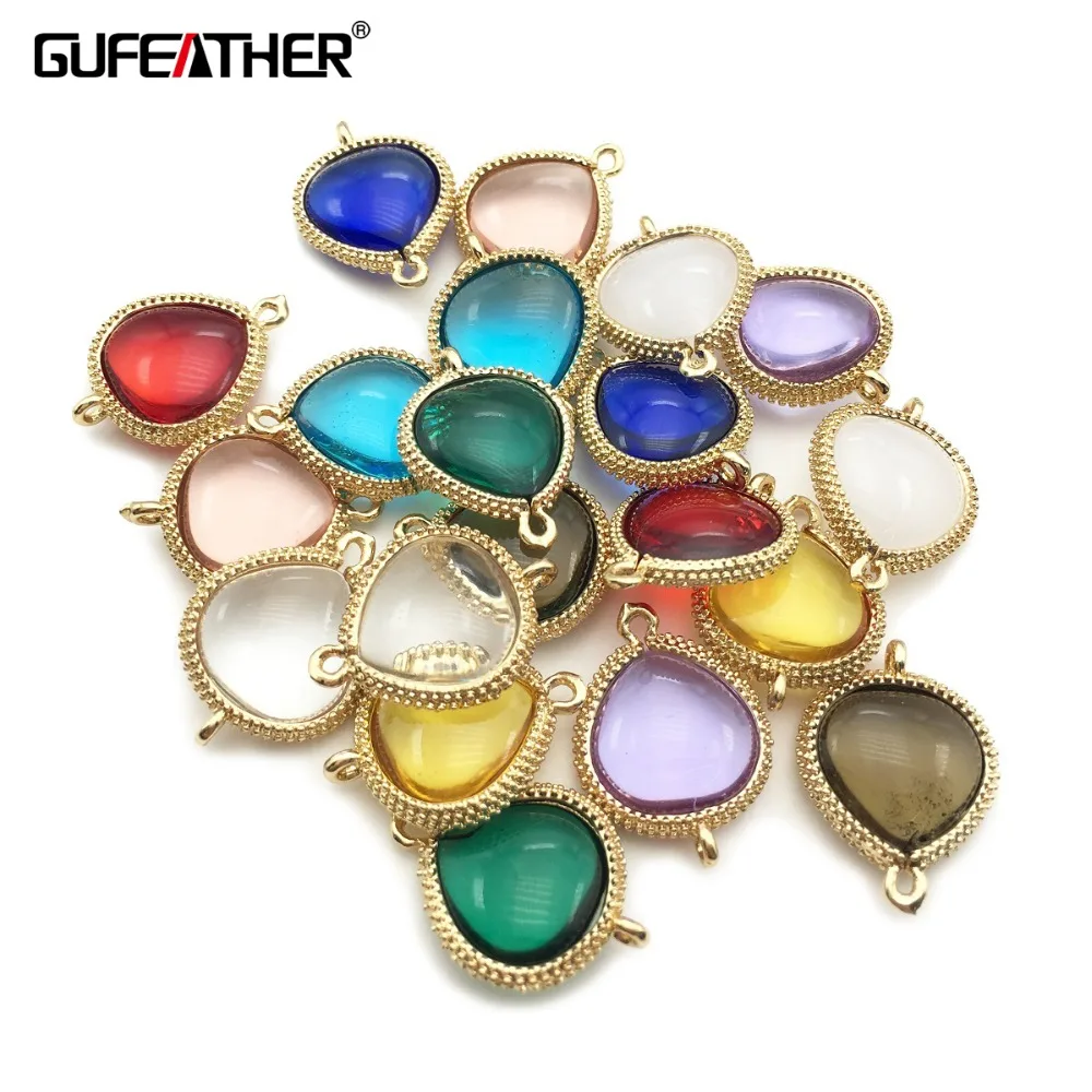 Кулон ручной работы GUFEATHER M165 кулон из кристаллов для самостоятельного