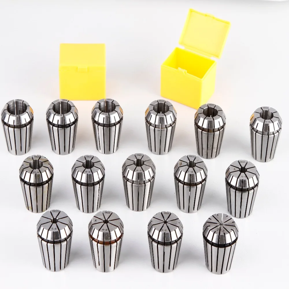 

High Precision ER25 Collet Set 3-16mm 14pcs in Pack ER25 Collets