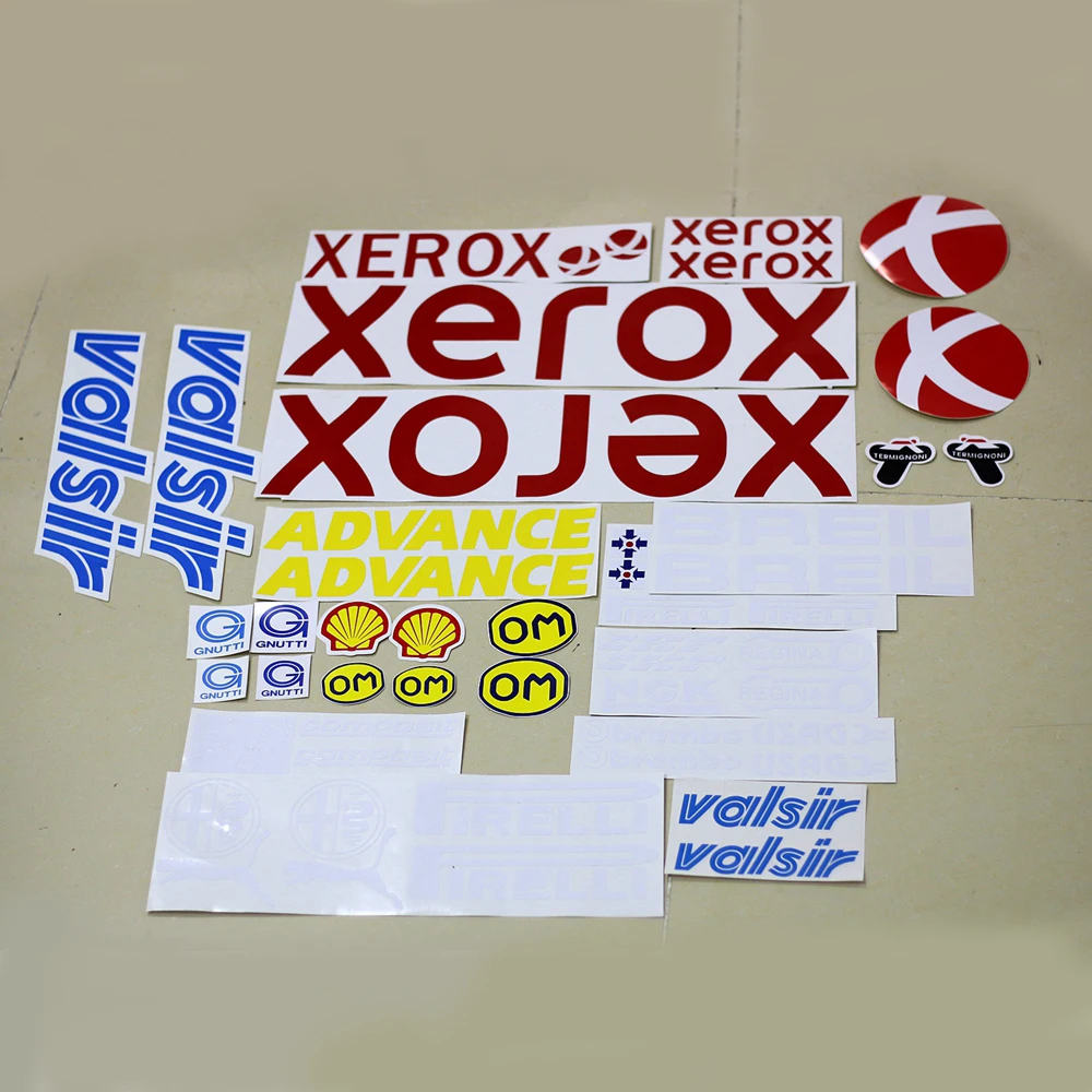 

Motorcycle Fairing Body Stickers XEROX Decals Accessory For DUCATI 999 749 1098 1198 848 EVO / S / R