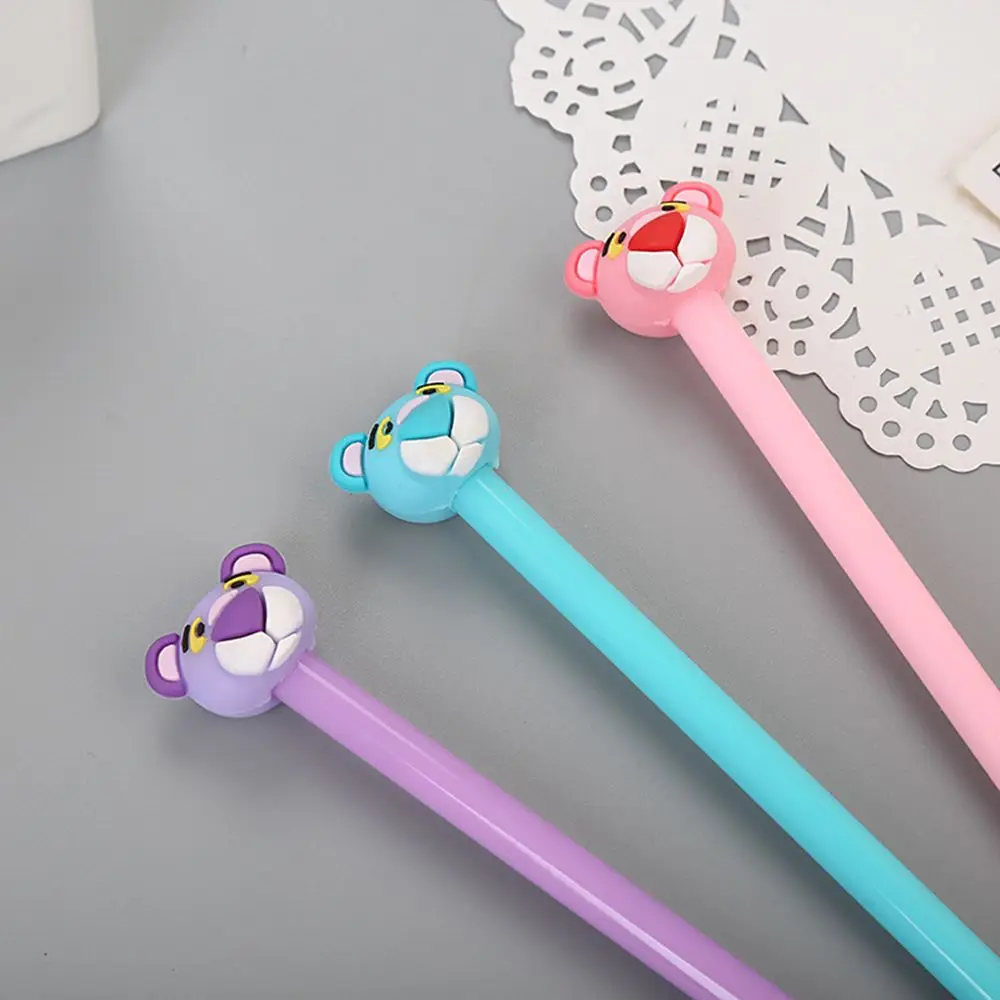 1 шт. креативные носки с трехмерной аппликацией в виде Ручка гелевая медведем