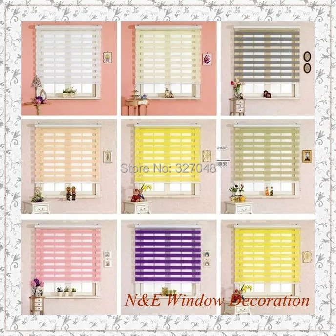 Бесплатная доставка светонепроницаемые жалюзи бюджетные двухслойные Роликовые