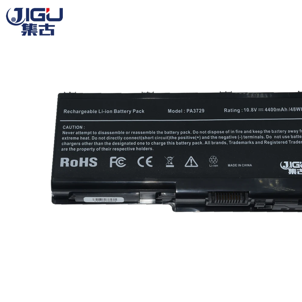 JIGU Аккумулятор для ноутбука Toshiba PA3729U 1BRS PABAS207 PA3730U 1BAS Dynabook Qosmio GXW/70LW X505 Q8100X|battery for