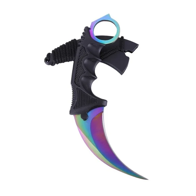 КС го счетчик Охота камуфляж strike hawkbill тактические Коготь karambit шеи нож настоящий