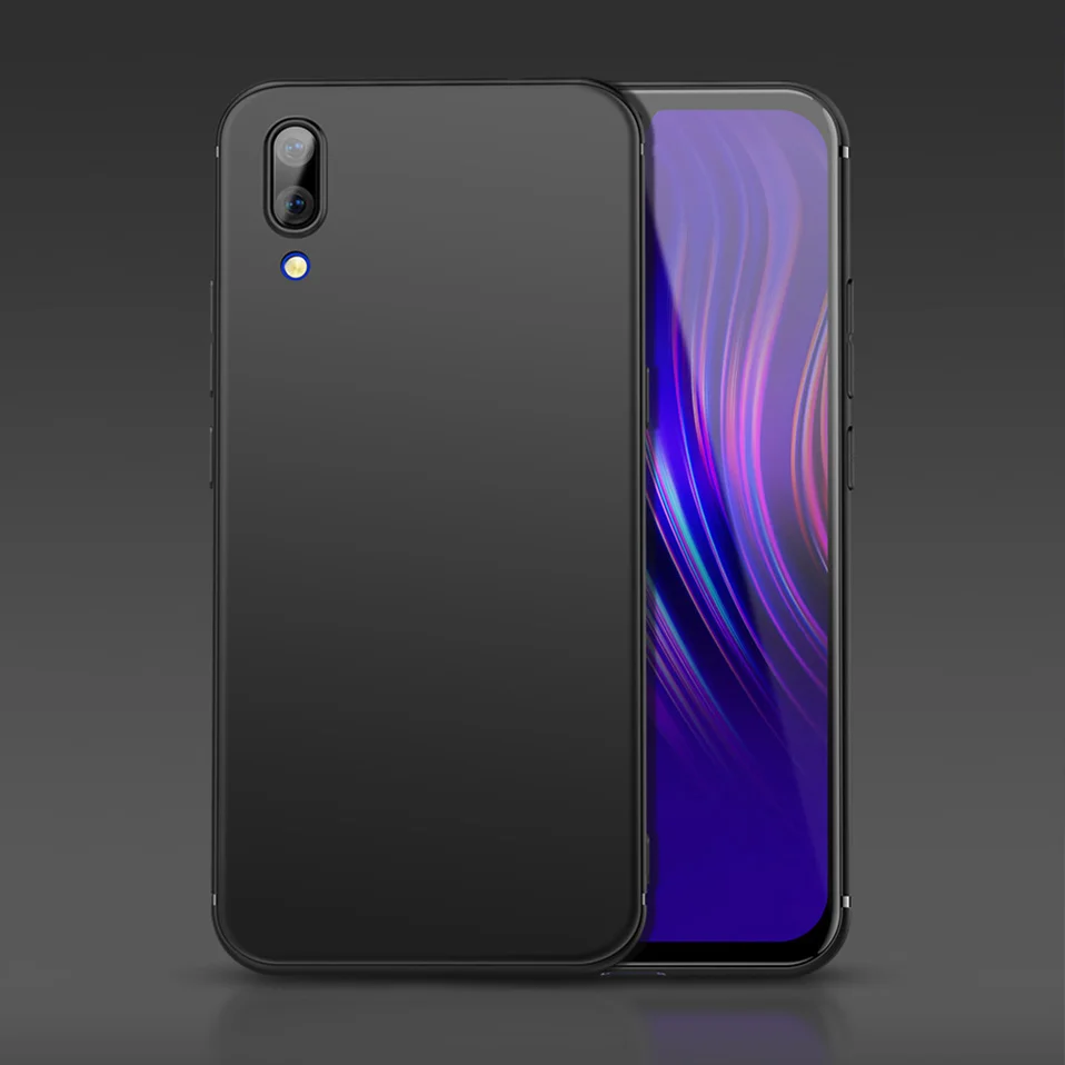 Новый роскошный Тонкий силиконовый чехол для huawei Nova 3 2 S plus черный мягкий матовый