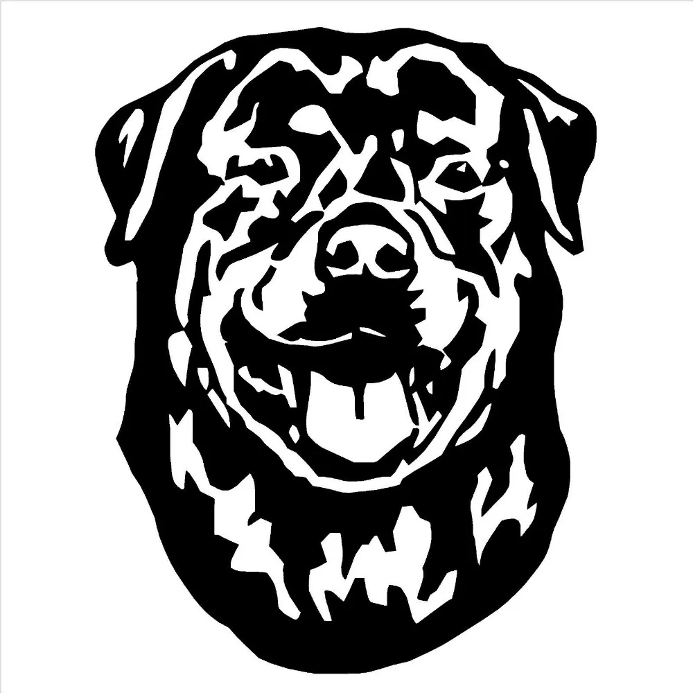New Design Wall Decals ROTTWEILER HUND Vinyl kunst aufkleber Stickers Home Decor Living Room Mural Dog Wallpaper J554 | Дом и сад