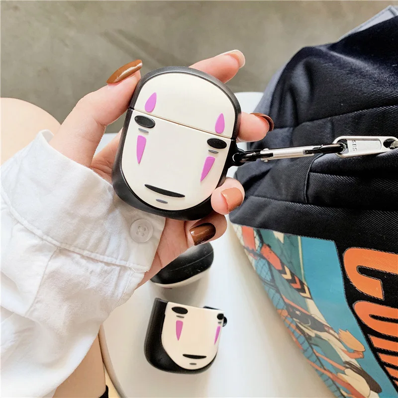 Серый Прекрасный Pokemon Airpods Силикагель Чехол для Apple Bluetooth-гарнитура Зарядка Box Новые аксессуары против падения пыли - Цвет: Серый